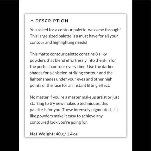 KAB COSMETICS CONTOUR PALLET VOLUME 1 NWT - Picture 10 of 12